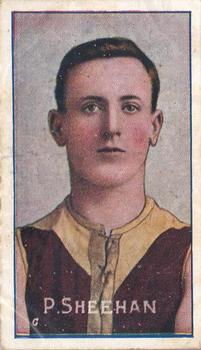 1907-08 Sniders and Abrahams Australian Footballers - Victorian League Players Series D #NNO Percy Sheehan Front